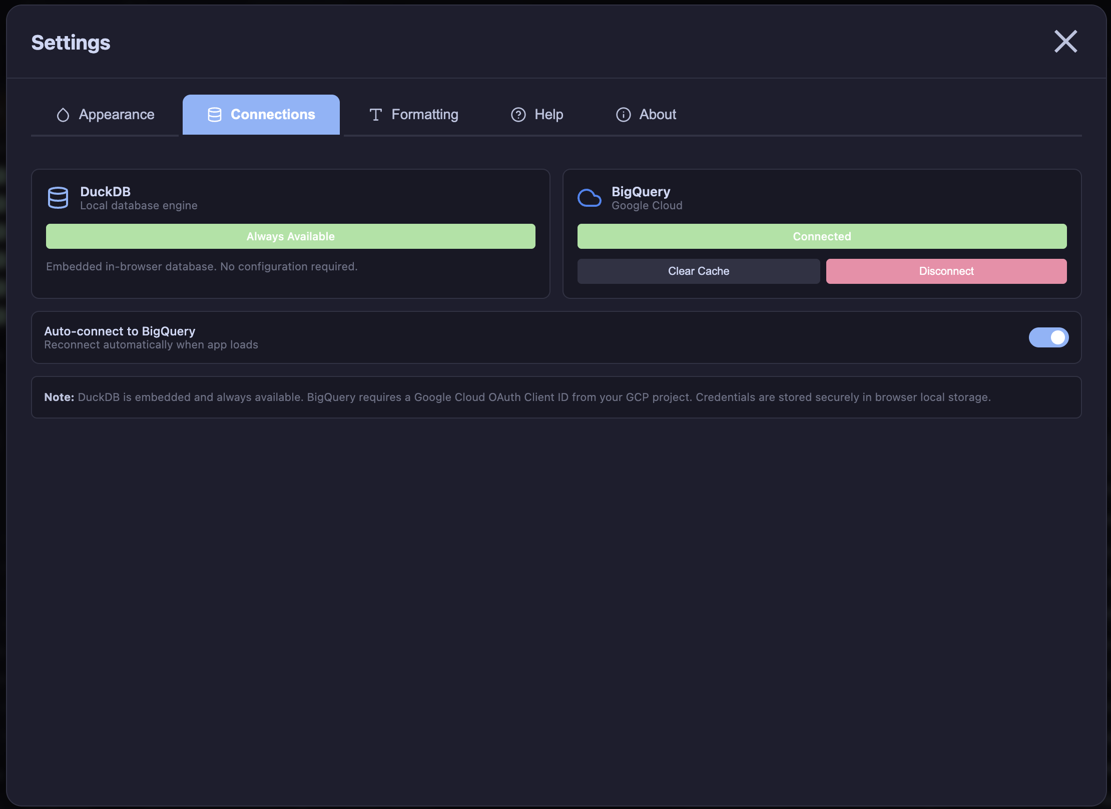 Database Connections